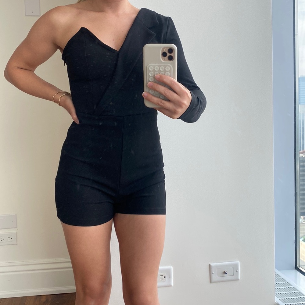 One shoulder romper XS